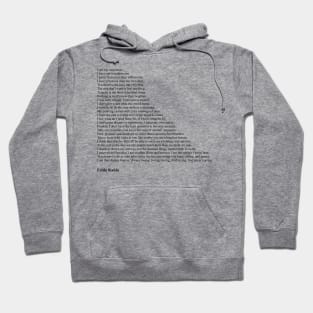 Frida Kahlo Quotes Hoodie